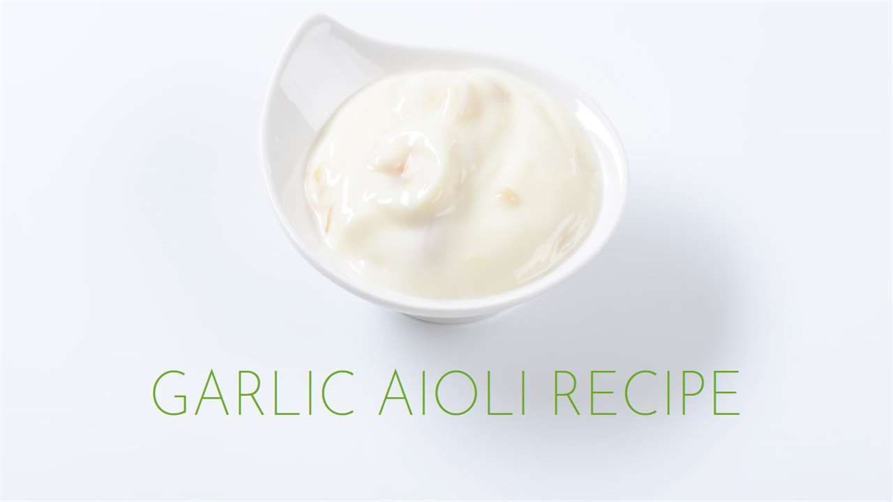 Subway Garlic Aioli Recipe